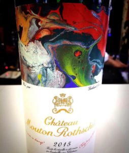 10年間のお礼を『新店舗のお祝いに』と高島からいただいた CH. MOUTON ROTHSCHILD2015